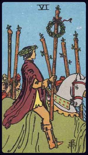 Ý nghĩa lá bài Sáu Gậy (Six of Wands) trong Tarot