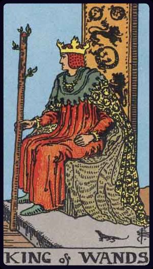 Ý nghĩa lá bài Nhà Vua Gậy (King of Wands) trong Tarot
