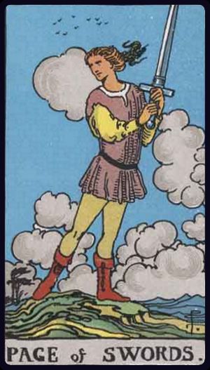 Ý nghĩa lá bài Thị Vệ Kiếm (Page of Swords) trong Tarot