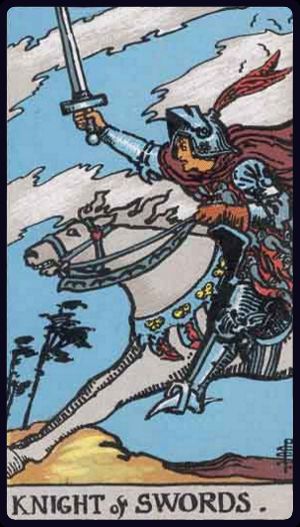 Ý nghĩa lá bài Hiệp Sĩ Kiếm (Knight of Swords) trong Tarot