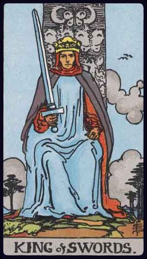 Ý nghĩa lá bài Nhà Vua Kiếm (King of Swords) trong Tarot