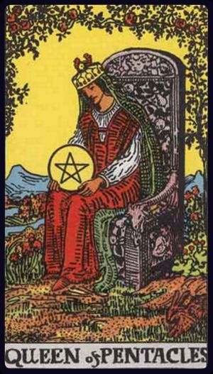 Ý nghĩa lá bài Hoàng Hậu Tiền (Queen of Pentacles) trong Tarot